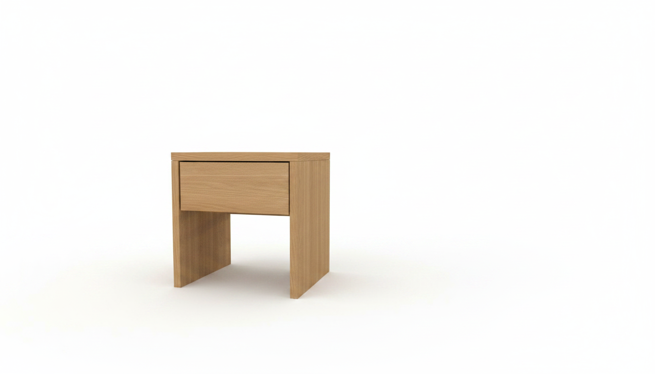 Nachttisch in Holz  mit einer Schublade